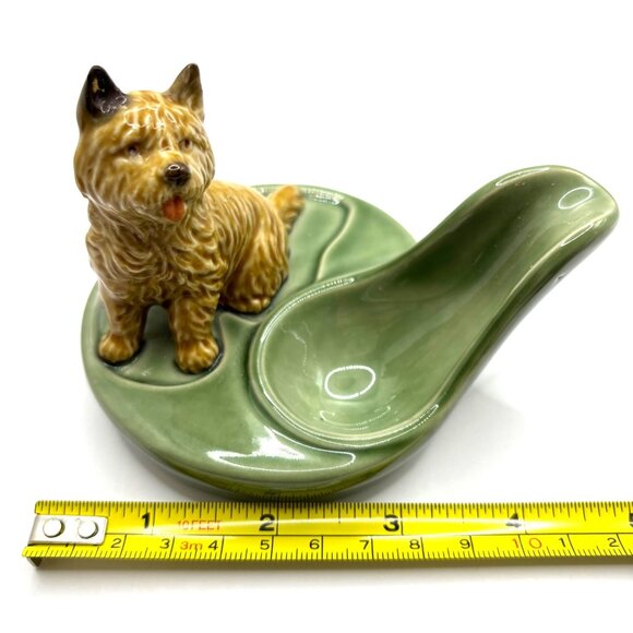 Vintage WADE England Cairn Terrier Porcelain Ornamental Pipe Rest - Picture 8 of 8